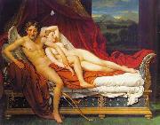 Jacques-Louis David Cupid and Psyche oil on canvas